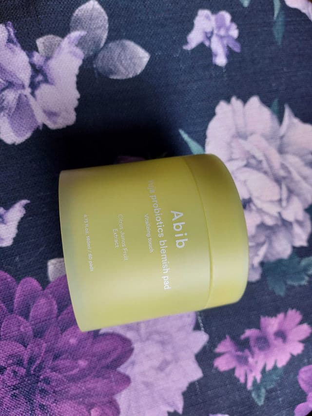 Abib Yuja Probiotics Blemish Pad Vitalizing Touch review photo by strawbabeymilktea