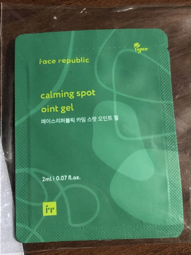 Face Republic Calming Spot Oint Gel review photo by Sophiaeiou