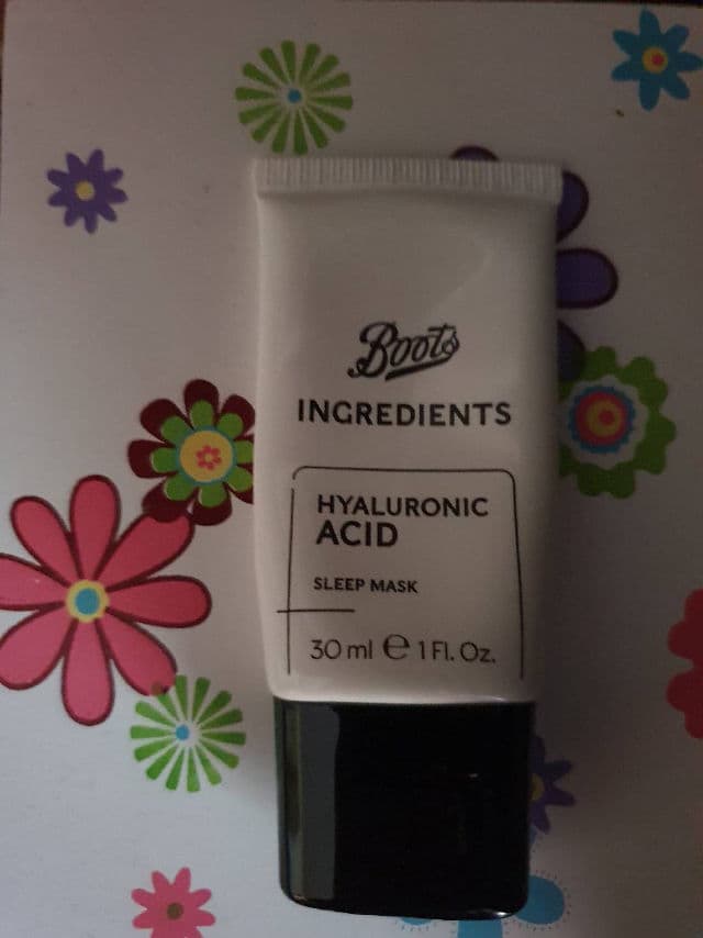 Boots Ingredients Hyaluronic Acid Sleep Mask review photo by NatalieB