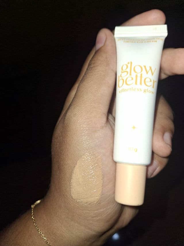 Glow Better Tinted Eye Cream review photo by AliifahNa