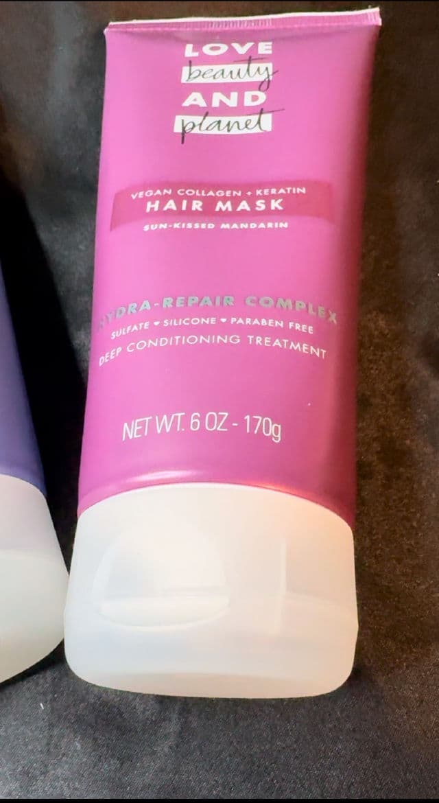 Love Beauty and Planet Vegan Collagen, Keratin & Sun-kissed Mandarin Deep Conditioning Hair Mask  review photo by myamoon1