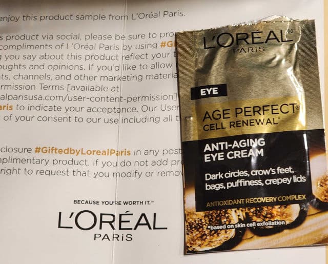 L'Oreal Paris Age Perfect Cell Renew Eye Cream review photo by EnxhiB