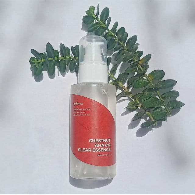 ISNTREE Chestnut AHA 8% Clear Essence review photo by skindewyver