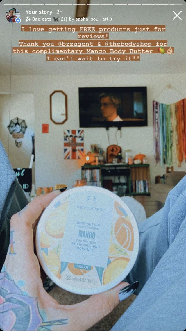 The Body Shop Mango Body Butter (Vegan) review photo by justbrittnikole