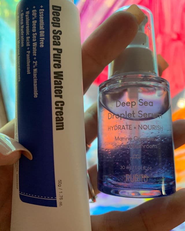 PURITO Deep Sea Droplet Serum review photo by justbrittnikole
