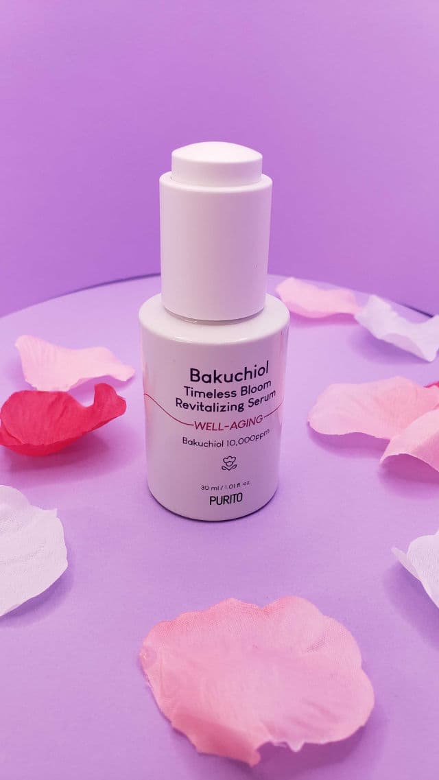 PURITO Bakuchiol Timeless Bloom Revitalizing Serum review photo by jennysilkyskin