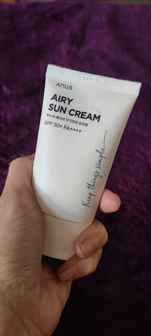 ANUA Watery Tone Up Cream SPF 30+ PA++ review photo by RitaTamas
