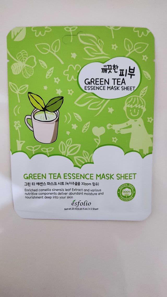 ESFOLIO Pure Skin Green Tea Essence Mask review photo by everglowlasting