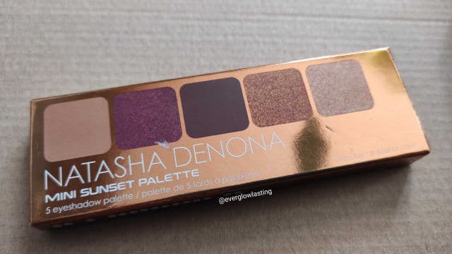 Natasha Denona Mini Sunset Palette review photo by everglowlasting