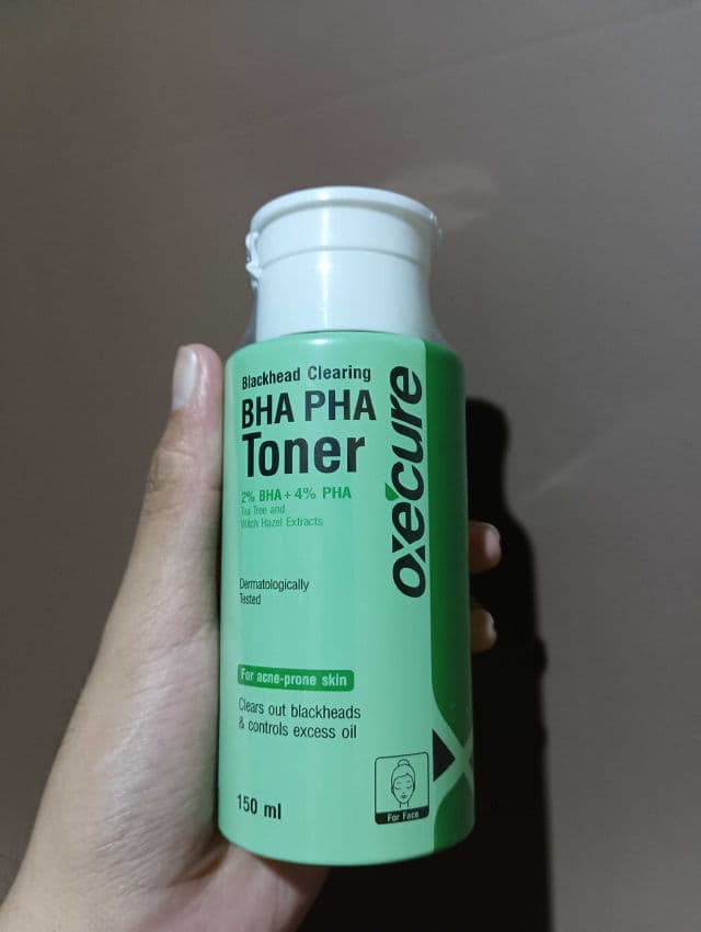 Oxecure Blackhead Clearing BHA PHA Toner review photo by Merk