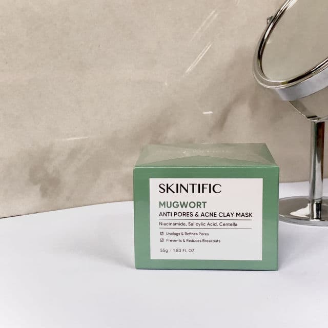Skintific Mugwort Anti Pores & Acne Clay Mask review photo by pickynadiaa