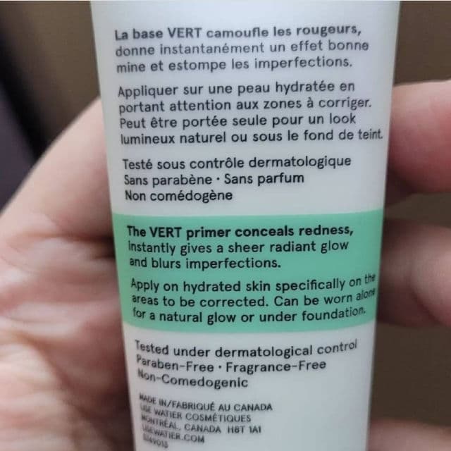 Lise Watier Base Miracle Colour Correcting Primer - Vert review photo by Isabellemama