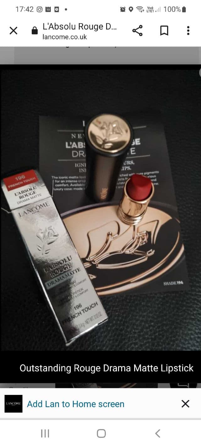 Lancome L'Absolu Rouge Cream Lipstick 335 Moderato review photo by meljel