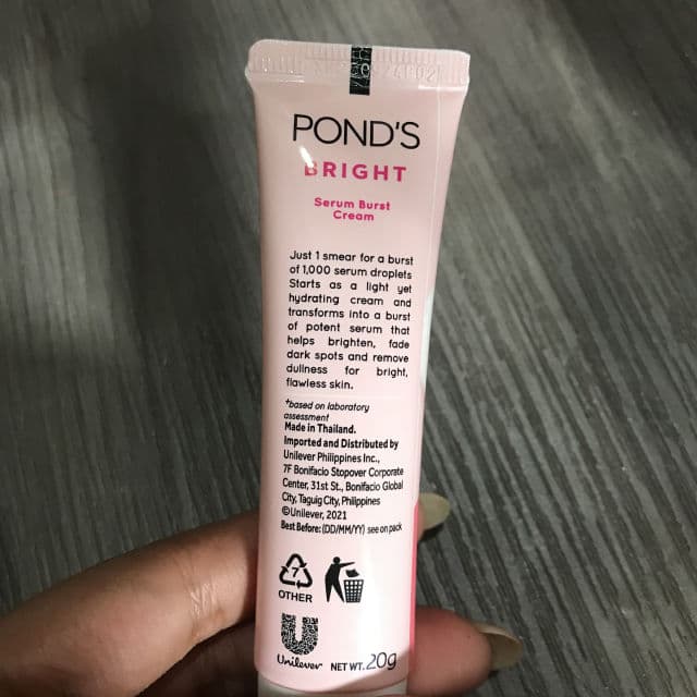 Pond's White Beauty Serum Burst Cream review photo by Leonabelle