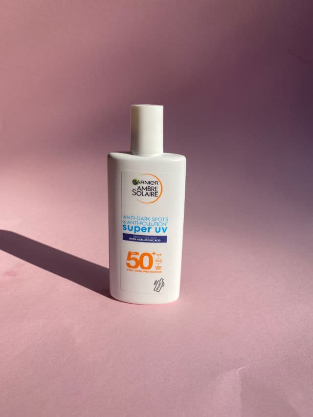 Garnier Ambre Solaire Super UV Anti Dark Spots & Anti Pollution Face Fluid SPF50+ review photo by Negin