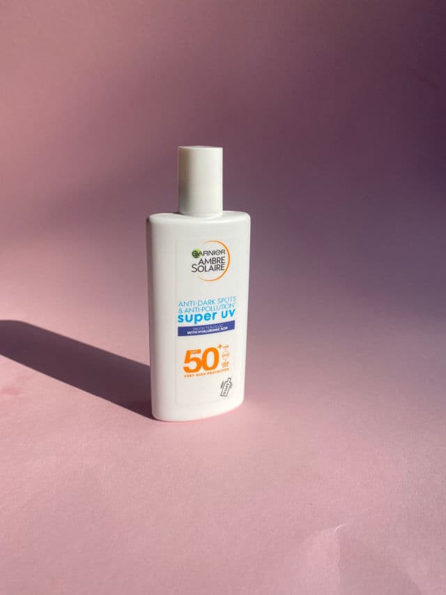 Garnier Ambre Solaire Super UV Anti Dark Spots & Anti Pollution Face Fluid SPF50+ review photo by Negin