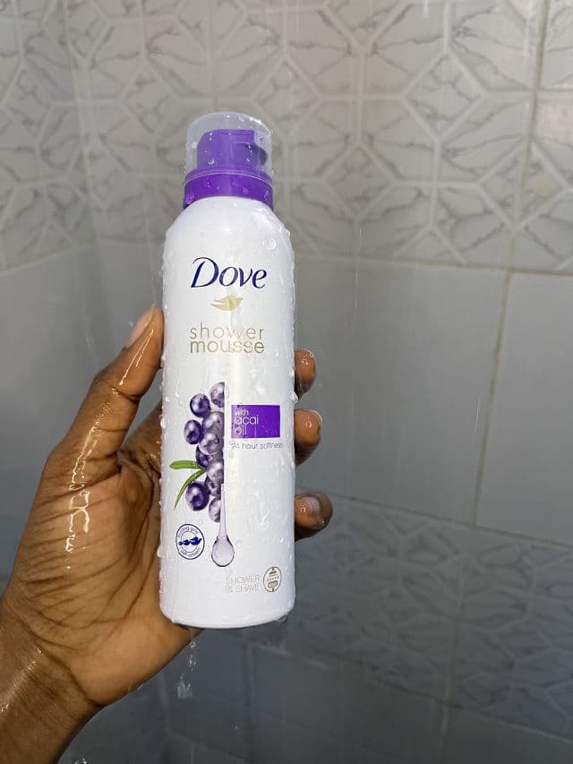 Dove Acai Oil Shower and Shave Mousse review photo by Marveeeee