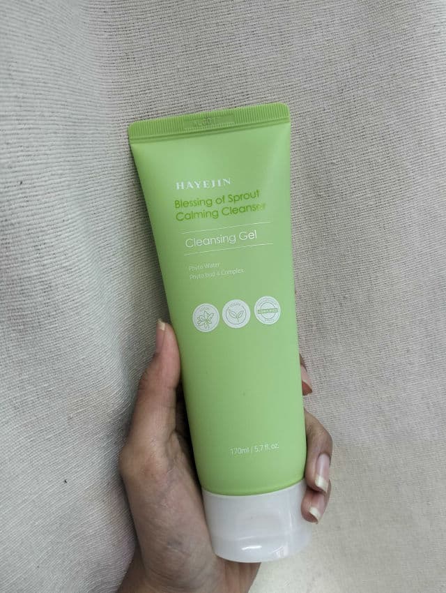 HAYEJIN Organic Hypoallergenic Blessing of Sprout Calming Cleansing Gel review photo by gabriellagbk