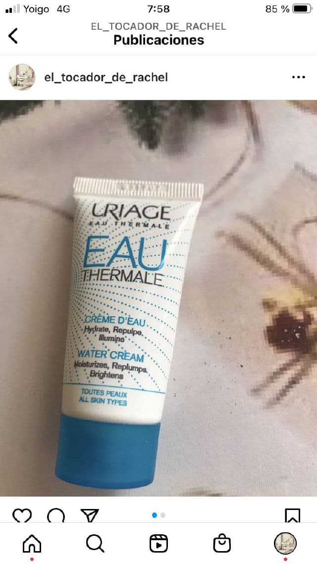 Uriage Rich Water Cream review photo by raquelmrey