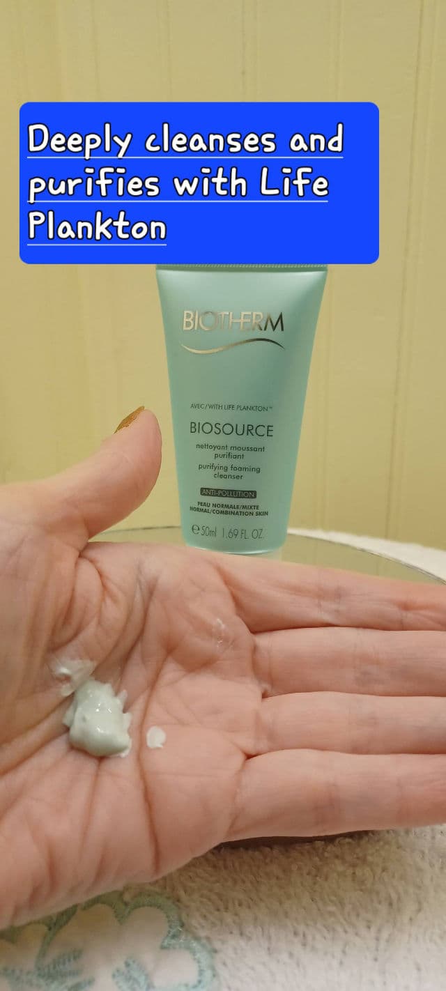 Biotherm Biosource Purifying Foaming Cleanser review photo by daliajulius