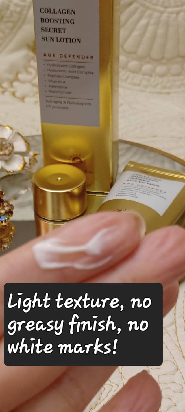 K-Secret Collagen Boosting Secret Sun Lotion SPF 50+ PA++++ review photo by daliajulius