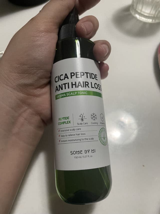 Some By Mi Cica Peptide Anti Hair Loss Derma Scalp Tonic review photo by Skincaregurl