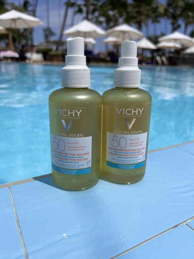 Vichy Capital Soleil Solar Protective Water SPF 50 Hydrating review photo by ginandskin