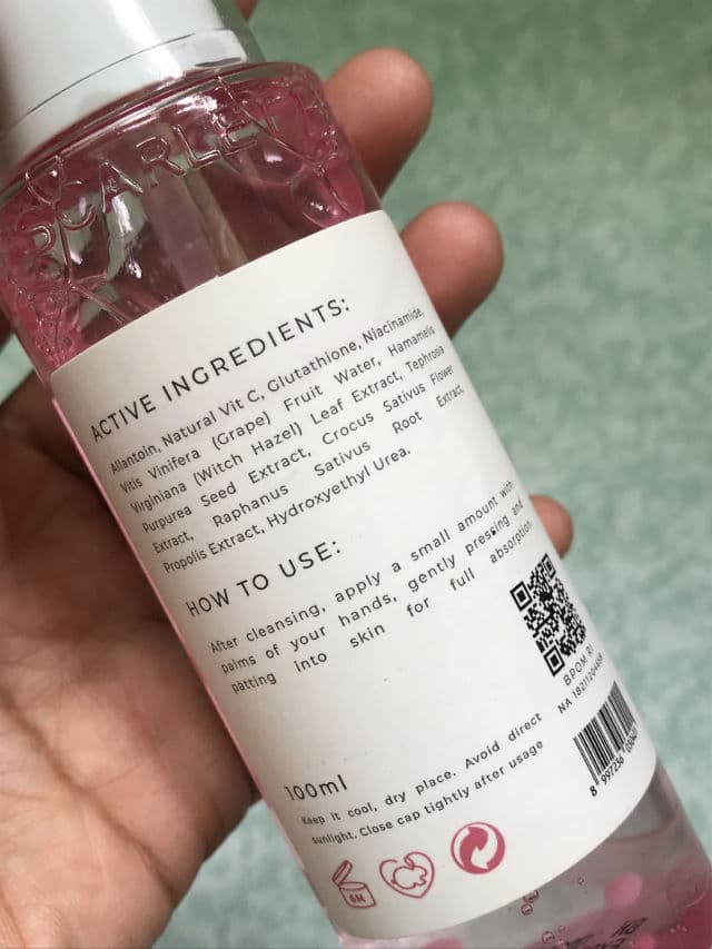Scarlett Whitening Brightly Essence Toner review photo by chirezzz