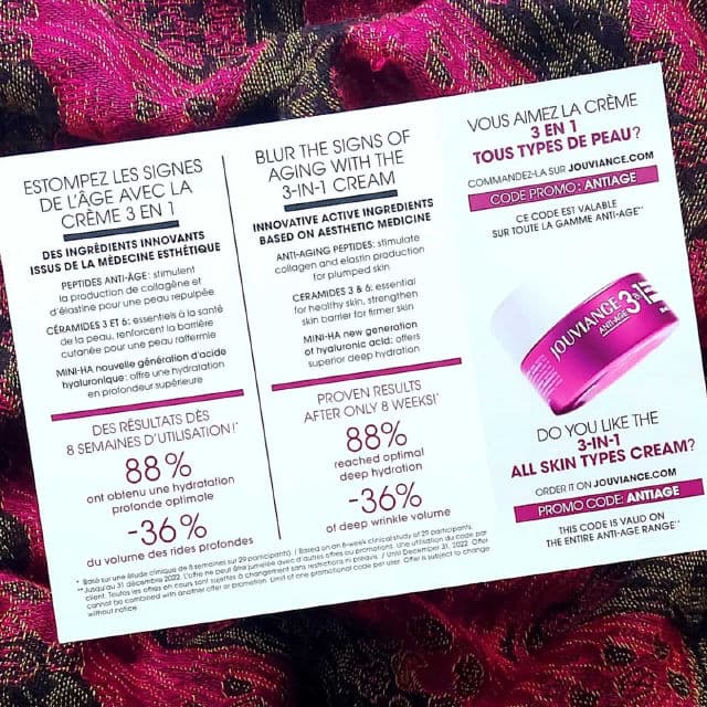 Jouviance 3-in-1 Rejuvenating Anti-Aging Cream review photo by mybestsparkle