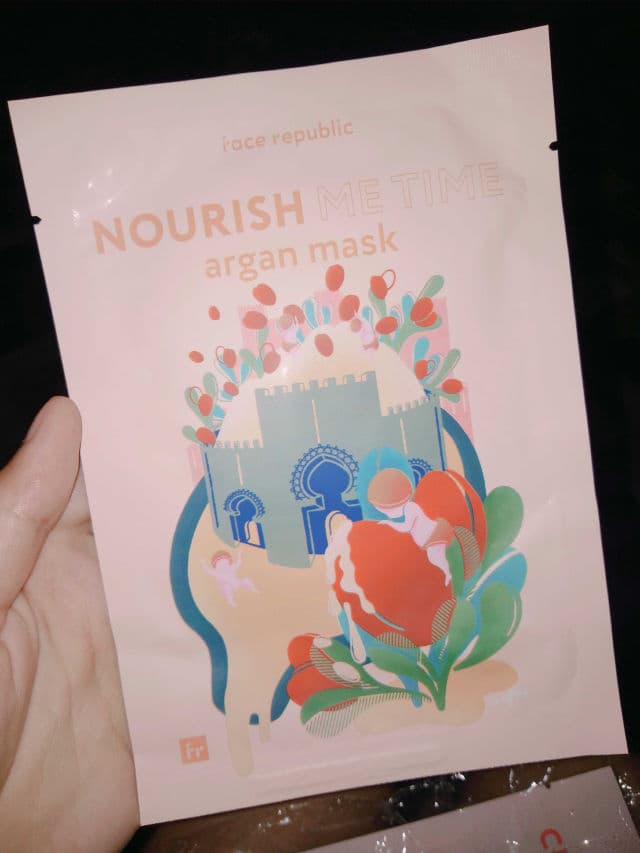 Face Republic Nourish Me Time Argan Mask review photo by anjieeenomoto