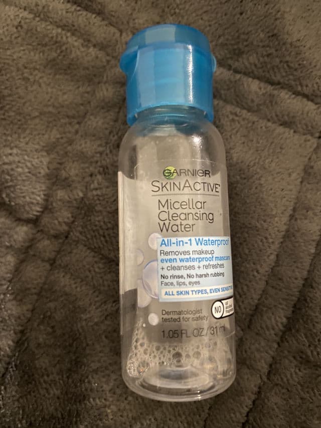 Garnier SkinActive Micellar Cleansing Water Waterproof review photo by Beautyalways
