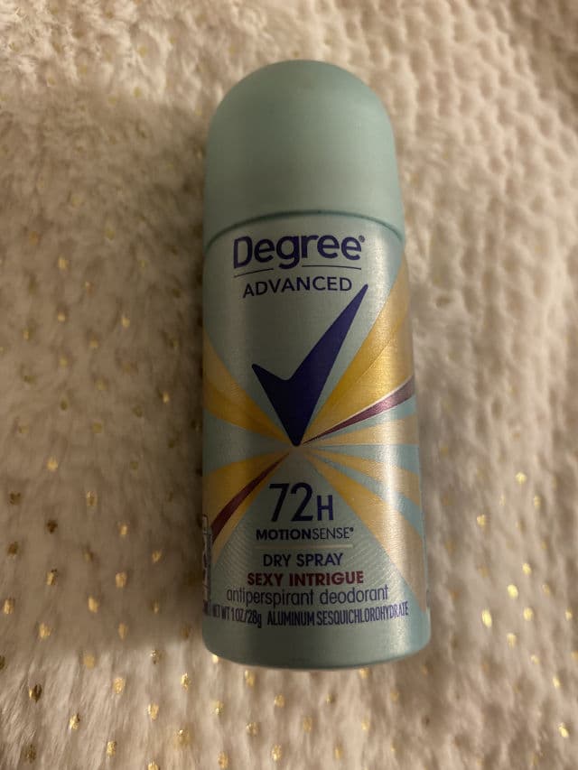 Degree Advanced 72hr Motion Sense Dry Spray Sexton Intrigue"Antiperspirant Deodorant review photo by Beautyalways