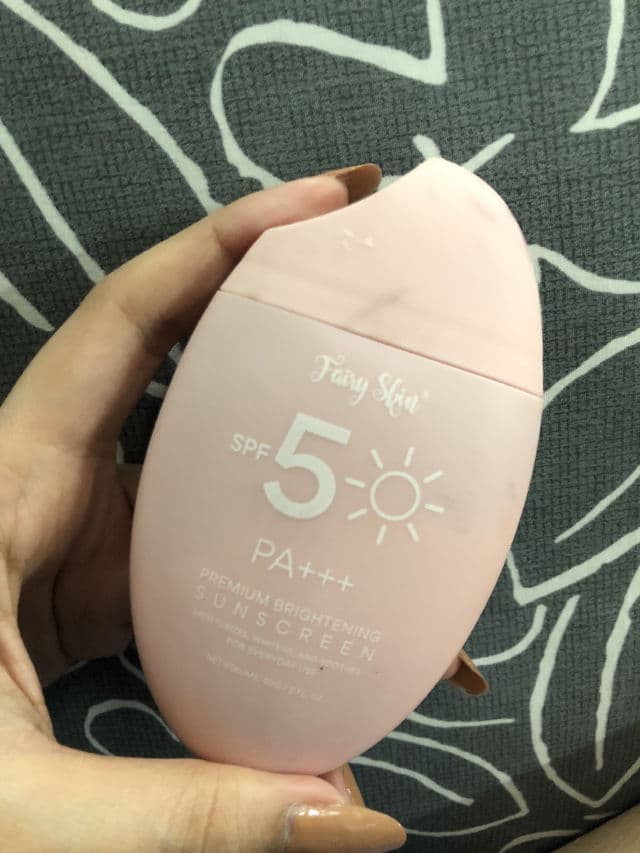 Fairy Skin Premium Brightening Sunscreen SPF50 PA+++ review photo by mickaela