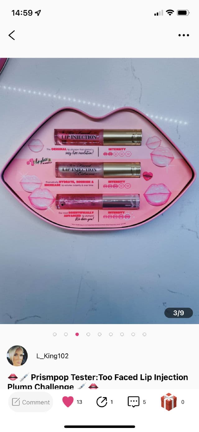 Too Faced Lip Injection Extreme Lip Plumper review photo by LKing102