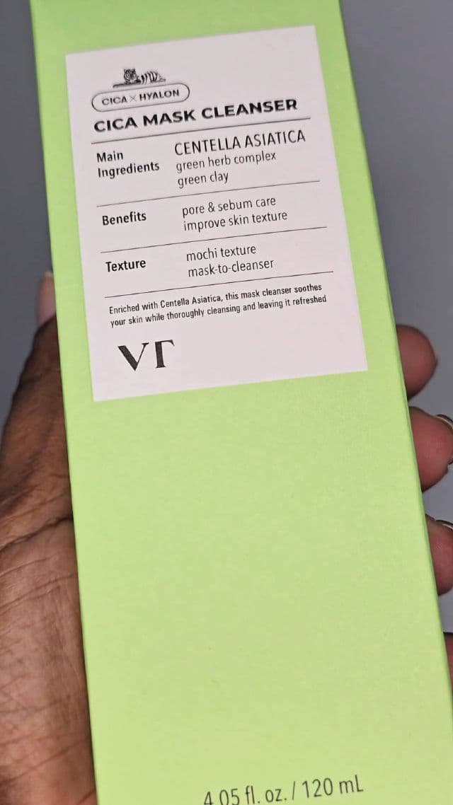 VT COSMETICS Cica Mask Cleanser review photo by liyal