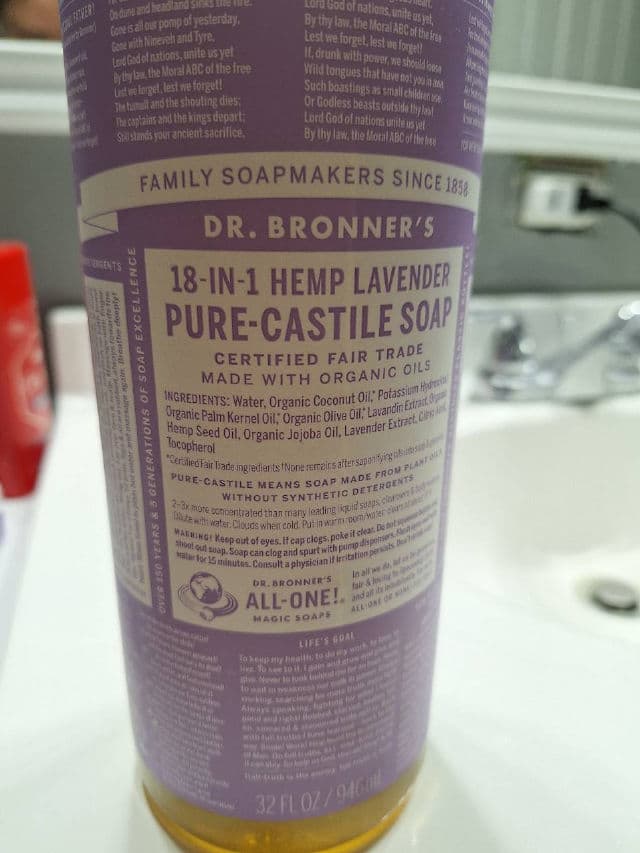 Dr. Bronner's Pure-Castile Liquid Soap - Lavender review photo by SampleFrenzy