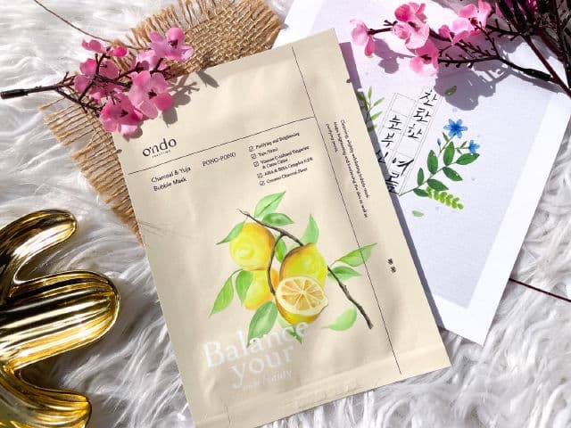 Ondo Beauty 36.5 Charcoal & Yuja Bubble Mask review photo by aritamakeup