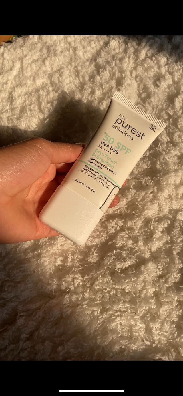 The Purest Solutions Matte Finish Sunscreen For Oily Skin 50+ SPF Dry Touch Protection - Mattifying & Oil-Control Moisturizer review photo by Mieelifee