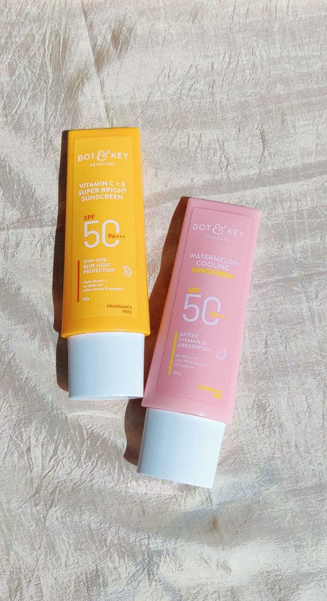 Dot & Key Watermelon Cooling Sunscreen SPF 50 PA+++ review photo by Tanujapatil3