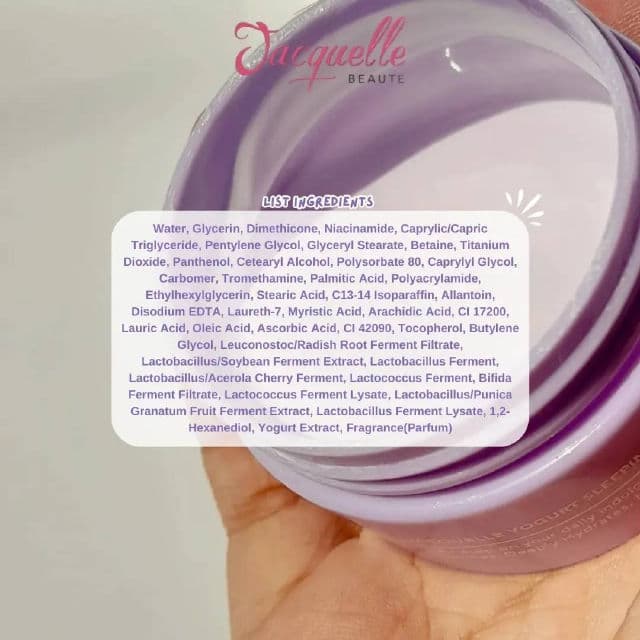 Jacquelle Beaute Yogurt Sleeping Mask / Moisturizer (Probiotic) Disney Edition review photo by Stsaraa88
