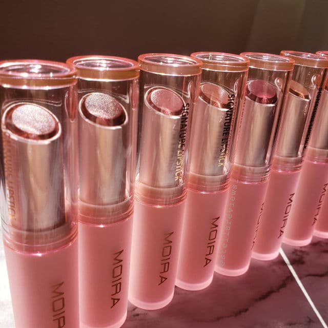 MOIRA Signature Lipstick - 008 Hibiscus review photo by stellareviews