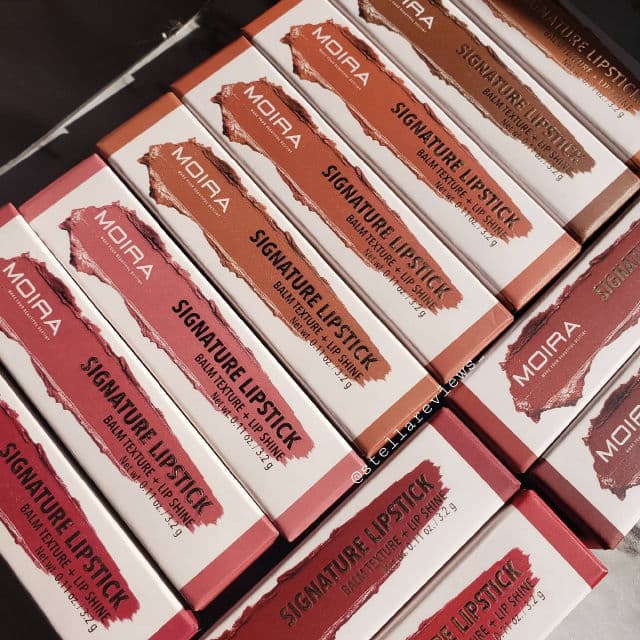 MOIRA Signature Lipstick - 008 Hibiscus review photo by stellareviews