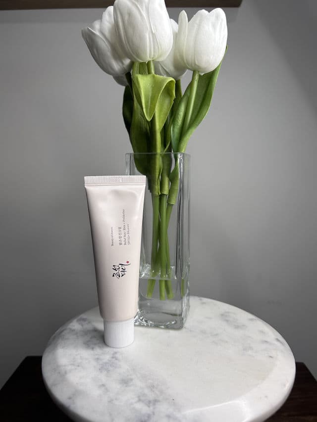 BEAUTY OF JOSEON Relief Sun Rice + Probiotics SPF50+ PA++++ review photo by acurvierview