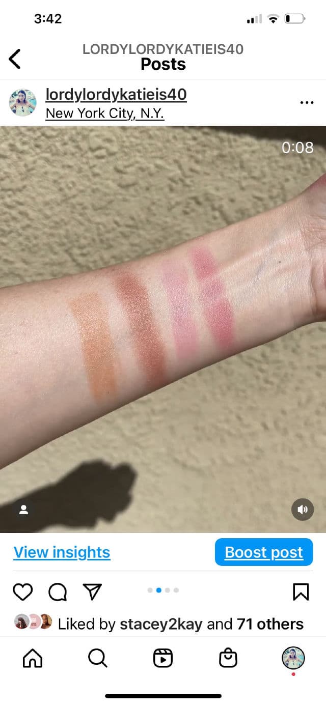 rms beauty ReDimension Hydra Powder Blush - Sangria review photo by KatieMoe