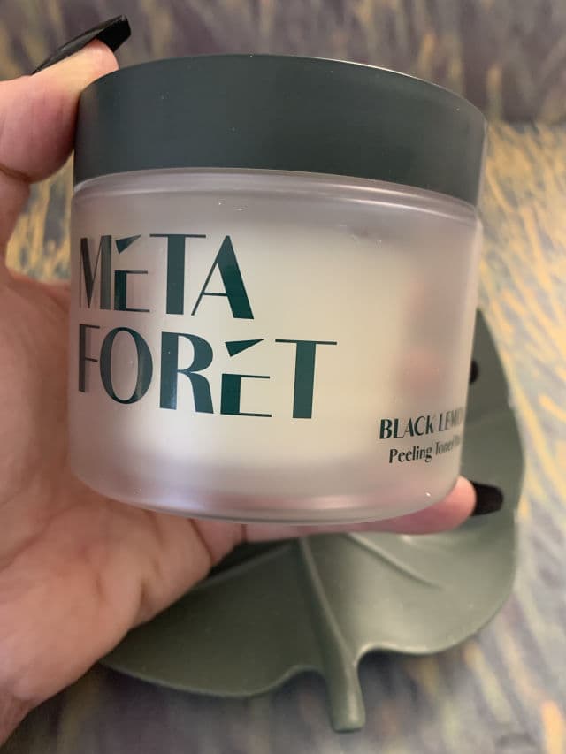 Meta Foret Black Lemon Peeling Toner Pad review photo by manonv
