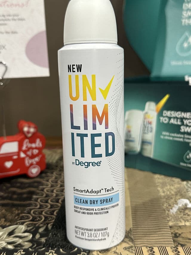 Degree Unlimited Antiperspirant Deodorant Clean review photo by shannonmarie75