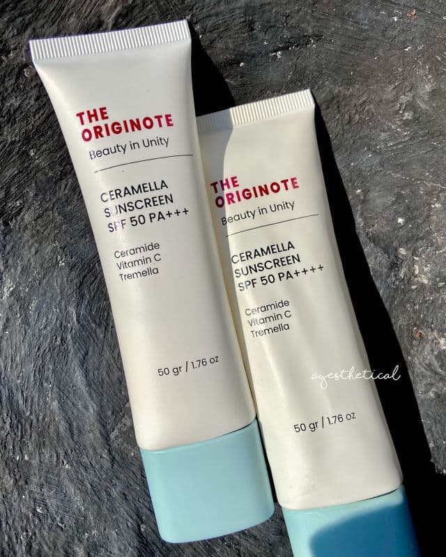 The Originote Ceramella Sunscreen SPF50 PA++++ review photo by ayesthetical