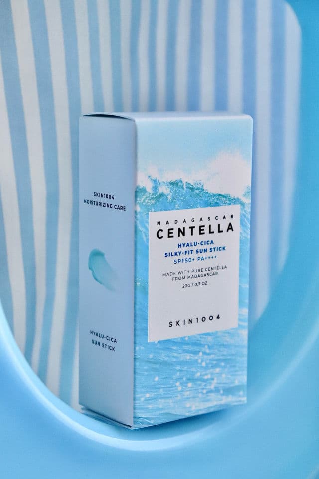 SKIN1004 Madagascar Centella Hyalu-Cica Silky-fit Sun Stick SPF50+ PA++++ review photo by SkincarebyCyshaa