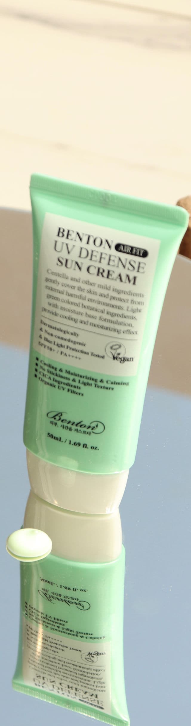 BENTON Air Fit UV Defense Sun Cream SPF 50+ PA++++ review photo by SkincarebyCyshaa