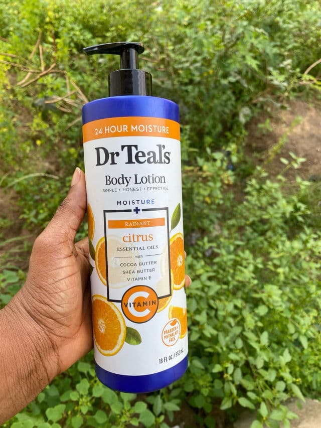 Dr Teal's Moisture + Radiant Body Lotion with Vitamin C & Citrus Essential oil review photo by Skincarebyadubea